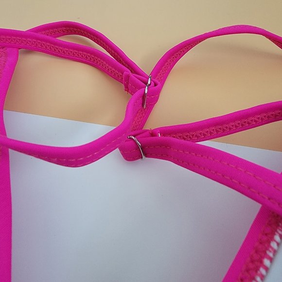 Color Block Women One Piece Swimsuit size M NWOT - Picture 4 of 9